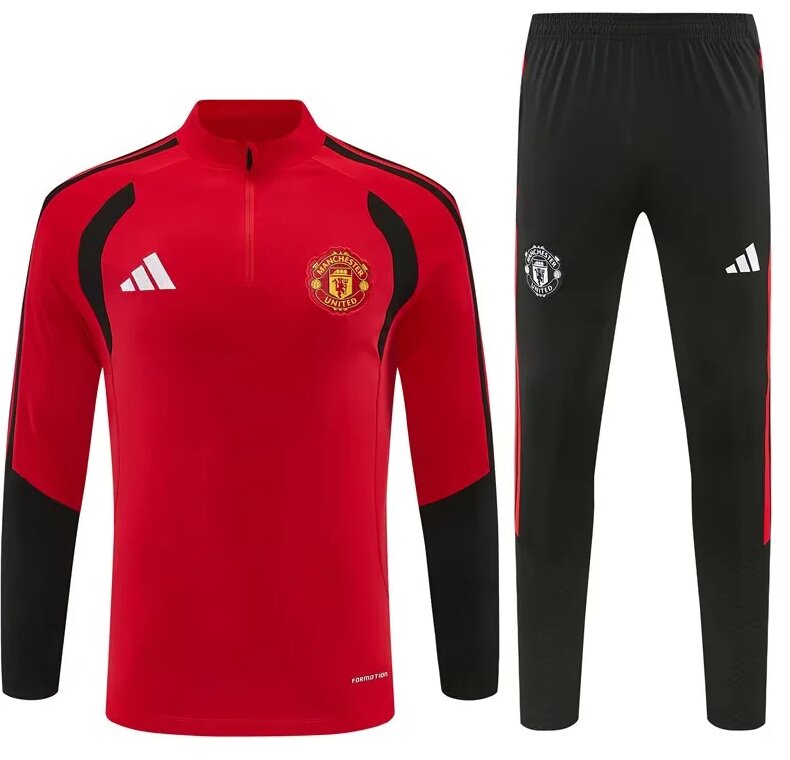 AAA Quality Man Utd 26/27 Tracksuit - Red/Black